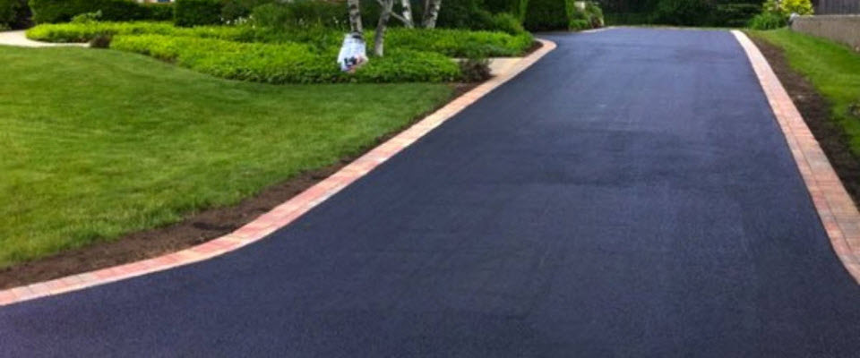 Tarmac driveway with block edging Malvern Worcestershire